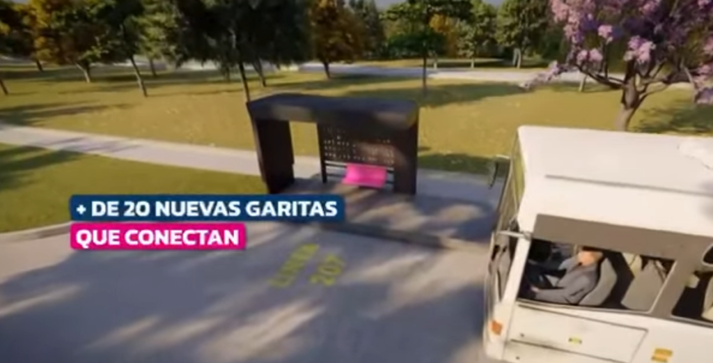 Render de garitas con dársenas